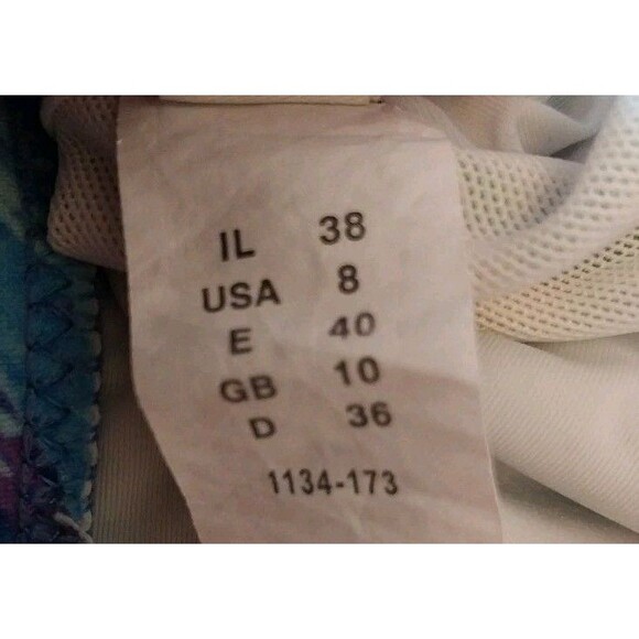 Gottex Women’s One Piece Swimsuit Sz 8 Colorful Floral Padded Bathing Suit Boho - Picture 8 of 9